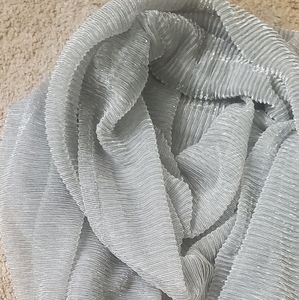 A beautiful scarf in silver
